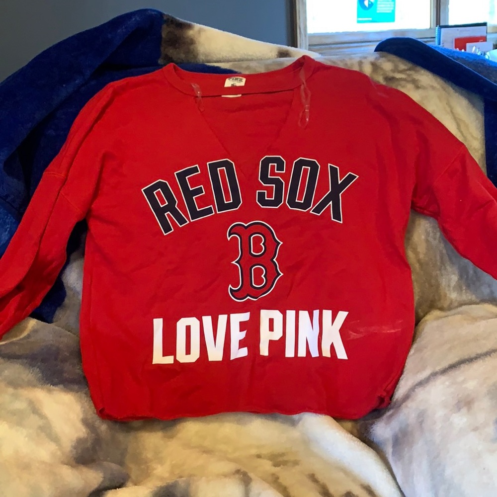 Boston Red Socks Pink Long sleeve shirt